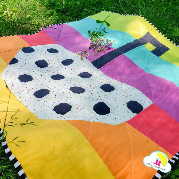 Rainbow Days Mini Quilt PDF Pattern (Automatic Download) - Image 4
