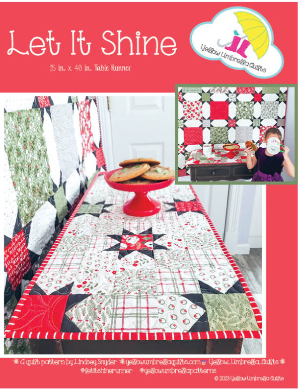 Let It Shine PDF Table Runner Pattern - Image 2